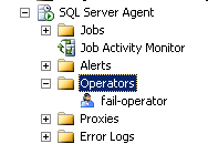 Operators для оповещений SQL Server Agent